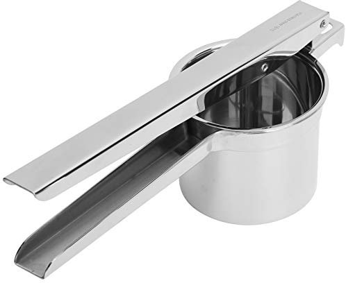 Aladeno Manueller Entsafter, Edelstahl-Handpresse, Zitruspresse, 8,1 x 10,4 cm, Zitronenpresse, Spiegelpolitur, Limettenpresse, Zitruspresse, Orangenpresse, für die Küche zu Hause