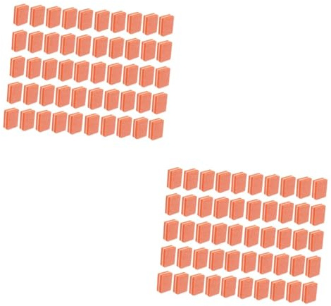 Healeved 100piezas Uñas De Esponja Mini Para Manicura Herramientas De Pulido Para Salón y Uso Personal