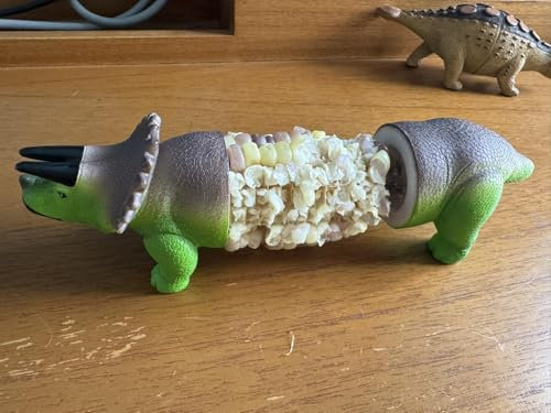Corn Holders for Corn On The Cob – Unique Dinosaur Corn Cob Holder for Kids and Adults – Cute Dino Kitchen Gadget with Stainless Steel Prongs – Reusable and Easy to Clean