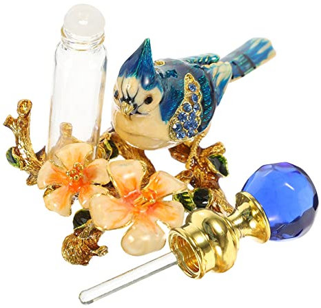 TOVINANNA Botella Perfume Vintage Creativa Para Decoración Frasco De Perfume Con Diseño Eficaz Sellado y Protección Luz Para Almacenamiento y Uso Diario