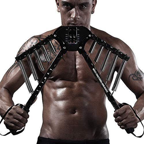 Tränare Justerbar Power Twister Bar Tryck Bröst 30-60 kg och Arm Builder Pull Exerciser Fitness Träningsmaskin Fitnessutrustning Micro Rebound Power