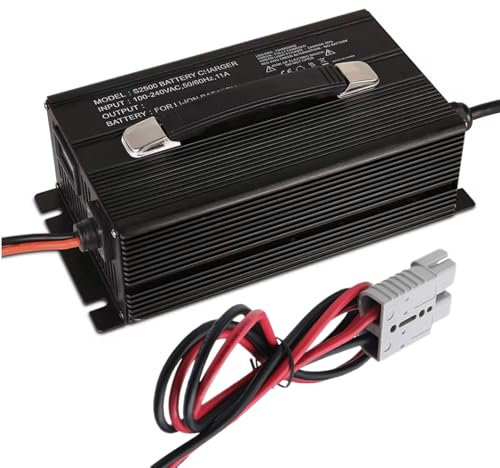 WLEJSL Chargeur Batterie de Chariot Élévateur Électrique 36 V 30 A, 1800 W, Haute Puissance, avec Prise Anderson 50/120/175/350 A, Affichage LED,A1,120A