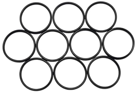 Einzelne Premium O-Ringe aus NBR70 in Carbon Black, Dichtungsringe (10 Stück, 30x2,5)
