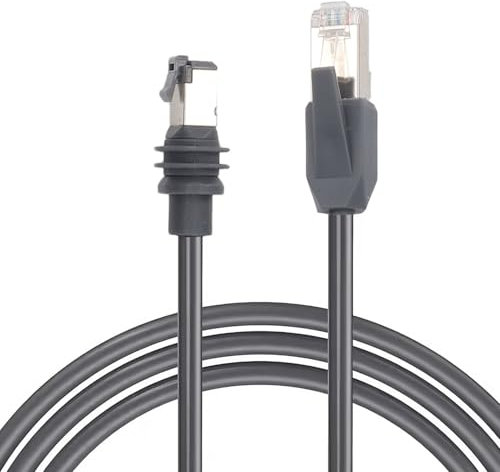 Cavo 30 m/100 piedi per parabola satellitare - Resistente alle intemperie, 26 AWG, 1200 Mbps, Cavo di estensione sostitutivo per esterni/interni
