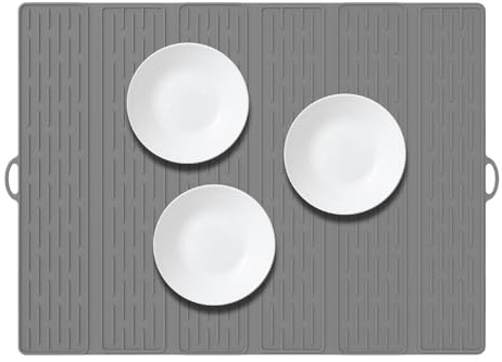 Alfombrilla Secaplatos Esterillas de Secado para Platos de Cocina