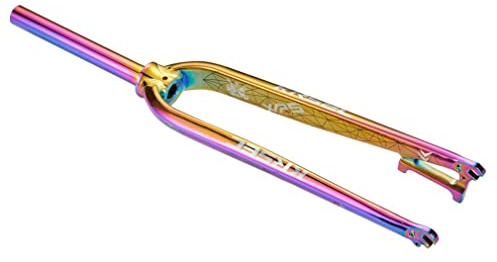 FKXSXAZ Fourche Rigide VTT 26/27,5/29 Pouces, Freins à Disque, Alliage d'aluminium, Tube Droit 1-1/8, Blocage Rapide Avant 9 mm (Couleur : Multicolore)
