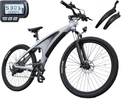 HX Q5 Shark Vélo Électrique Homme 27.5 VTT Batterie 13/20Ah 95Nm | VTT électrique adulte homme, capteur de couple, 60/100km autonomie, freins à disque hydrauliques, suspension réglable