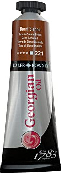 Daler Rowney Farben Georgian Ölfarben 38ml, Burnt Sienna