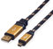 ROLINE GOLD USB 2.0 Kabel, Typ A - 5-Pin Mini, 0,8 m