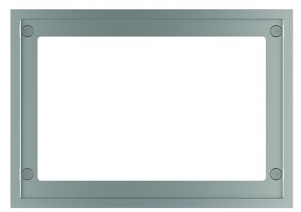 TECE WC-Abdeckrahmen Metall Chrom glänzend, für WC-Einbaurahmen