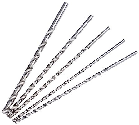 Extra Straight Shank Spiral Wood Metal Drilling Tool For Metal Plastic Power Tools 4-8mm HSS Twist Drill Bit (Size : 5x200mm)