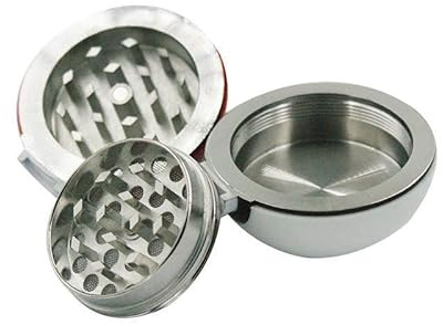 ZYVEN 2 Inch Pokeball Grinder, Herb Spice Grinder 4 Layer Herb Crushing Machine with Box, Storage Compartments for Herb, Spice