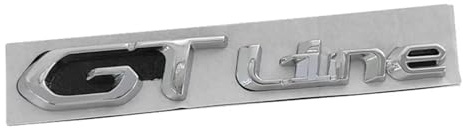 YSRWTBBA Logo en métal 3D lettres GT, emblème de coffre de voiture, autocollant Compatible avec 208 308 3008 207 508 5008 408 GT Line, accessoires autocollants Facile à installer, il suffit de peler e