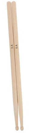 TOGEVAL Schlagzeug Sticks Aus Ahornholz Für Anfänger Und Einsteiger Geeignet Für Schlagzeug Und Bongos Glatt Und Kratzfrei