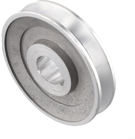 Riemenscheibe, verstellbarer Aluminium-Riemen-Luftkompressor, Einzelrillen-Riemenscheibe für einen Typ Dreieck-Motor-Riemenscheibe (97 x 24)