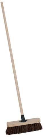 Charles Bentley Bassine Broom with 4ft Wooden Handle, 11 Inch, 29x6x131