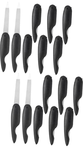 HAPINARY 16 Stück Doppelseitige Nagelfeile Aus Metall, Faltbare Nagelfeile, Fingernagelfeilen, Nagelzubehör Für Nageltechniker, Pufferblock, Maniküre Werkzeuge, Nagelfeilenblock,