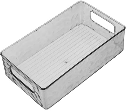 TOPPERFUN Transparente Kunststoff-aufbewahrungsbox Für Küche Und Kühlschrank Organizer-behälter Für Gefrierschrank Und Vorratsraum Stapelbar Platzsparend