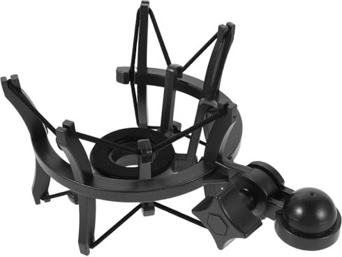 Beaupretty Plastic Mic Shock Mount Adjustable Hole Vibration Microphone Holder for Studio Recording Live Streaming