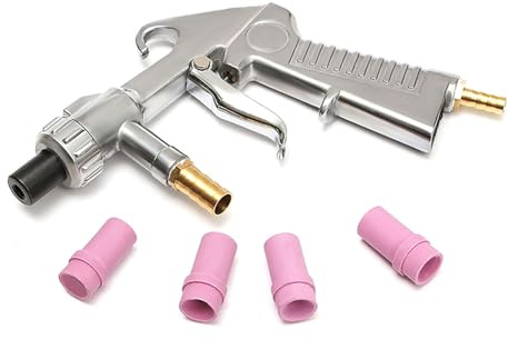 Kit di sabbiatura per sabbiatura Armadietto con 4 ugelli in ceramica sabbiatrici sabbiatrici Accessori per sabbiatura Kit di sabbiatura professionale