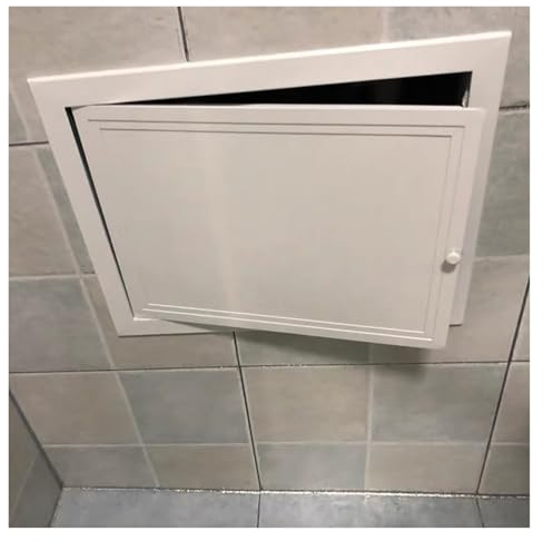 Revisionsklappe Revisionsklappe For Trockenbauwände Im Badezimmer, For Sanitärinstallationen, Zugangstür For Elektrische Verkabelungsplatten Aus Metall Mit Griff, Revisionsklappe(45x65cm(18x26in))