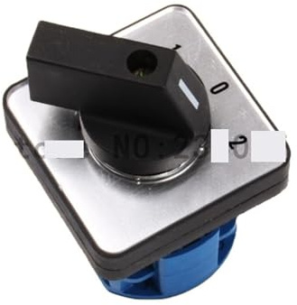 1 interruptor universal eléctrico de 2/3/4 posiciones, 8 terminales, interruptor de conmutación de leva rotativa, 550 V, 20 A, LW28-20A, 2/3/4 posiciones, 2 nudos(0-1-2-3)