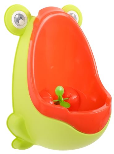 HYTROVE Urinario Infantil Diseño a Prueba de Derrames en Forma de Rana, Material Pp Resistente, Adecuado para Entrenamiento de Orinales en Pequeños