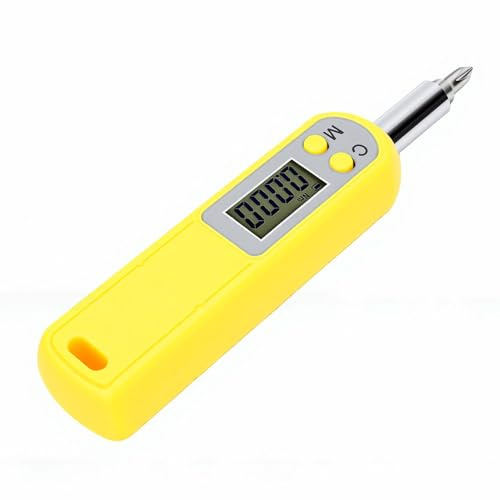 Fafeicy Set di Cacciaviti Dinamometrici Elettronici Cacciavite Dinamometrico Digitale con Azionamento da 2N.m 1/4 di Pollice con Spegnimento Automatico per Uso Meccanico