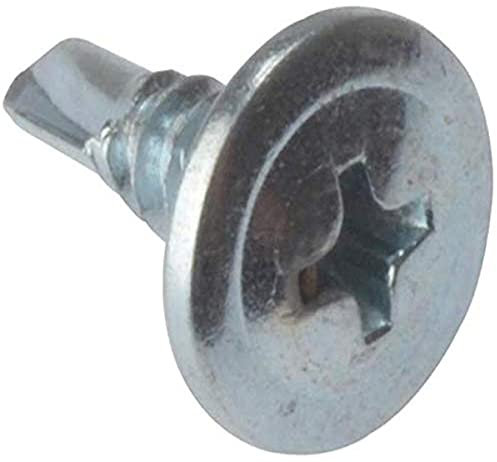 ForgeFix Lot de 1000 vis à filetage fin pour cloison sèche 4,2 x 13 mm Plaqué zinc