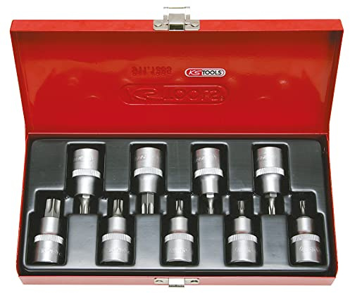 KS Tools 1/2 922.1890 9 tlg. Steckschlüssel Set Torx-Schraubendreher T20 – T60