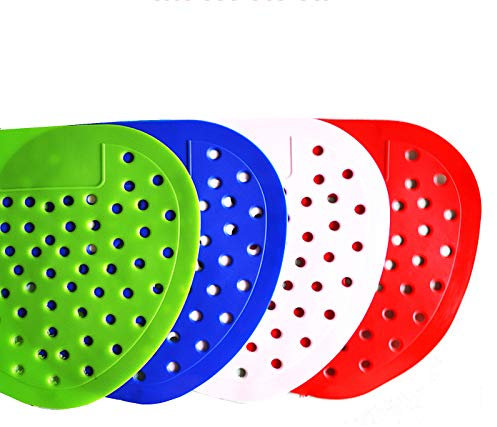YNGJUENCP 10 Pantallas para Urinario, Alfombrilla para Urinario con Aroma Ambiental, Ambientador De Olores, Red De Flores para Urinario, 4 Colores