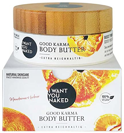I want you naked Good Karma Mandarine & Lorbeer, Body Butter, 200ml (2)