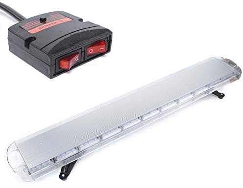 lumière stroboscopique Super Lumineuse 96LED Bande d'éclairage d'urgence stroboscopique lumière d'avertissement Pilote Ambre DC 12-24V