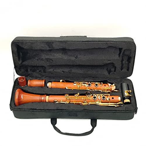 Klarinettensatz Klarinette Mit 18 Tasten, G-Redwood-Klarinette, Vernickelte, Vergoldete Tasten, Professionelle Klarinette Professionelle Klarinette