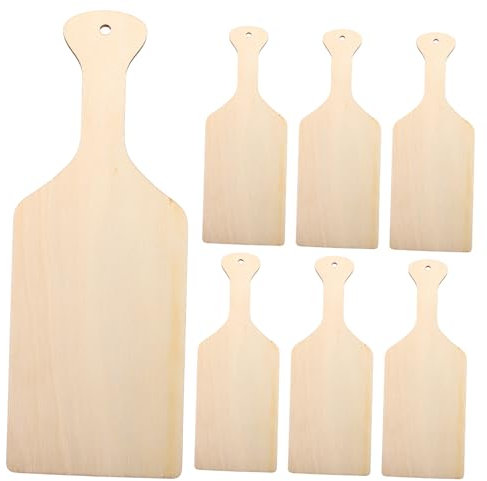 Alipis 6stücke Mini Holz Schneidebrett Unbeschichtete Holzplatten Zum Basteln Für Malerei Servierplatten Für Käse Obst Und Mehr Leicht Zu Reinigen Und Aufzuhängen