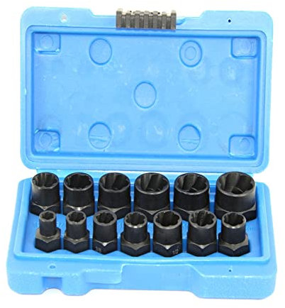 BWBVHRHZY 13 stücke 3 / 8in. Antrieb Twist Socket Set Rad Sicherungsmutter Remover Hohe Bolzenmuttern Extraktor Set 6-19mm