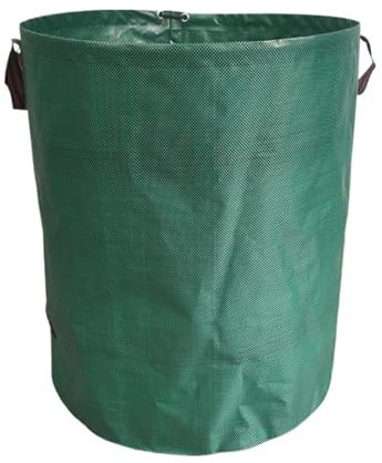HYFEUOKF GartenlaubsäCke 500L wiederverwendbarer Laubsack for den Garten, Laubsack mit großer Kapazität, Leichter Mülleimer, Faltbarer Aufbewahrungsbeutel for Gartenmüll Fur Garten