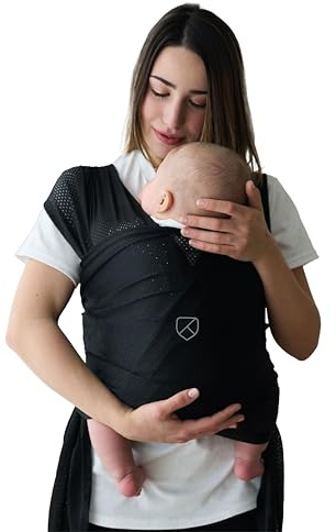 Koala Babycare Tragetuch Baby Neugeborene Sommer | Babytragetuch in Mesh für Baby bis 9kg | Wasser‑Sling für Strand, Pool, Dusche | Schnell trocknend, verstellbar, kompakt