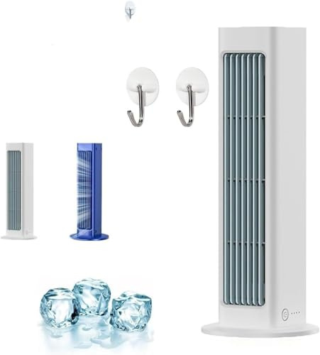 Breezamax Genérico, Breeze Max Air Cooler, Qinux Brizaac Aire Acondicionado, 2025 Acondicionadores Portátiles Mejorados, Mini Enfriador de Aire Sin Perforación de 3 Velocidades para Dormitorio y