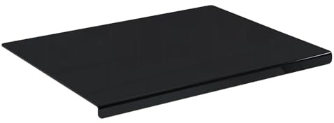 Tabla de cortar acrílica con borde de mostrador, alfombrillas de corte, protector de encimera negro, utensilios de cocina para preparación de comidas, comedor, apartamento, hogar, cocina, restaurante