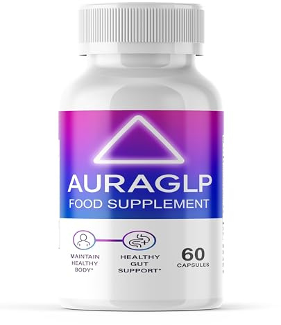 AuraGLP – Advanced Dietary Supplement | 60 Capsules | Supports Gut Health, Healthy Digestion & Body Balance | Non-GMO, Made in GMP Facilities/Slim Warriors