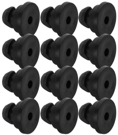 VILLFUL 12 piezas Patas Goma para Olla Arrocera Antideslizantes Protectoras de Superficie Resistentes al Calor y Aislantes para Cocina