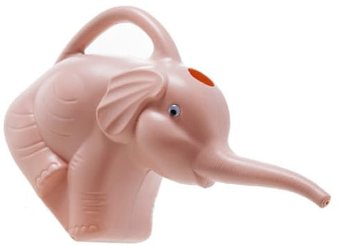 DIYEAH Arrosoir Éléphant à Long Bec 12L Rose en Plastique pour Plantes D’Intérieur et Jardin Outil D’Arrosage Décoratif et Fonctionnel pour Succulentes et Fleurs