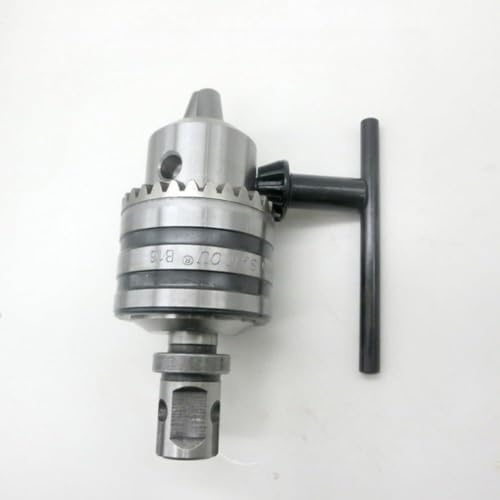 Portabrocas de 1,5-13 mm, 3-16 mm con adaptador de vástago de 3/4 pulgadas para eje cónico B16, portabrocas magnético de metal compatible con vástagos universales y cónicos