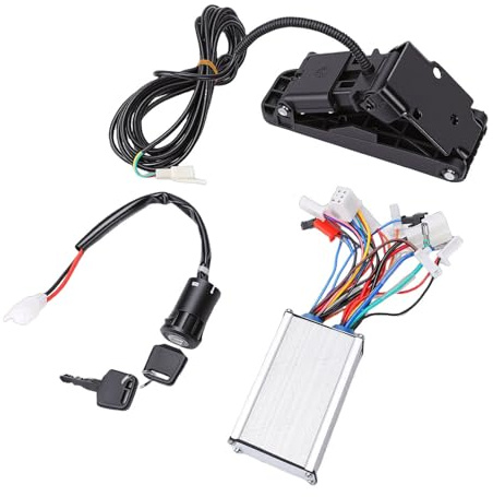 GOWENIC Elektrisches Bürstenloses Controller-Kit, Effiziente Wärmeableitung für Elektrofahrräder, Dreiräder, Motorräder, Aluminiumlegierung für Lithiumbatterien