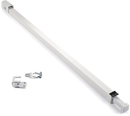Ideal Security Inc. SK110W. Barra de seguridad blanca para puertas del patio, SK110W