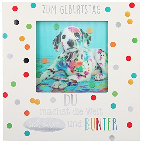 Depesche 11130-024 3D Klapp-Karte mit Musik und Licht, Glückwunsch-Karte zum Geburtstag, ca. 15,5 x 15,5 cm groß, Geburtstags-Karte inkl. passendem Umschlag, innen und außen bedruckt