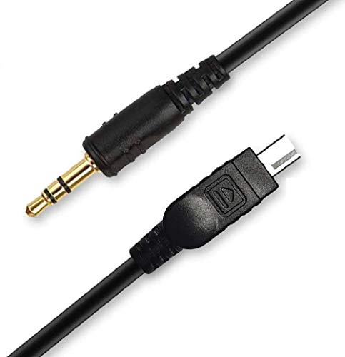 Pixel 3,5mm-DC2 Cable para Pixel TW-283 para Compatible con Nikon | Compatible con Nikon Z5 Z6 Z7 D750 D780 D7500 D7200 D7000 D5600 D5500 D5300 D3300 D610 D600 P1000 P1100 P7800 P7700 P950