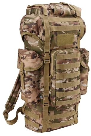 Brandit Bundeswehr fickväska 65 l ny BW ryggsäck armé utomhus treking väska