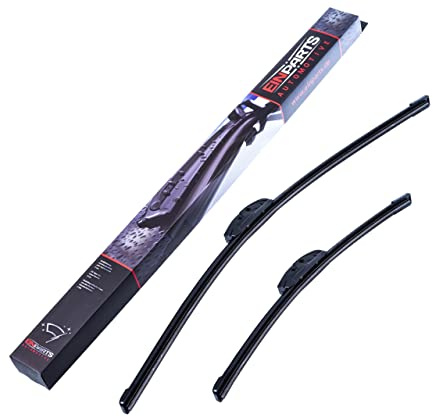 EINPARTS Scheibenwischer Set Wischerblätter Set Vorne Länge 1: 610mm Länge 2: 410mm Kompatibel mit VW Polo Limousine 602, 604, 612, 614 Rahmenlos EPWBDU2416